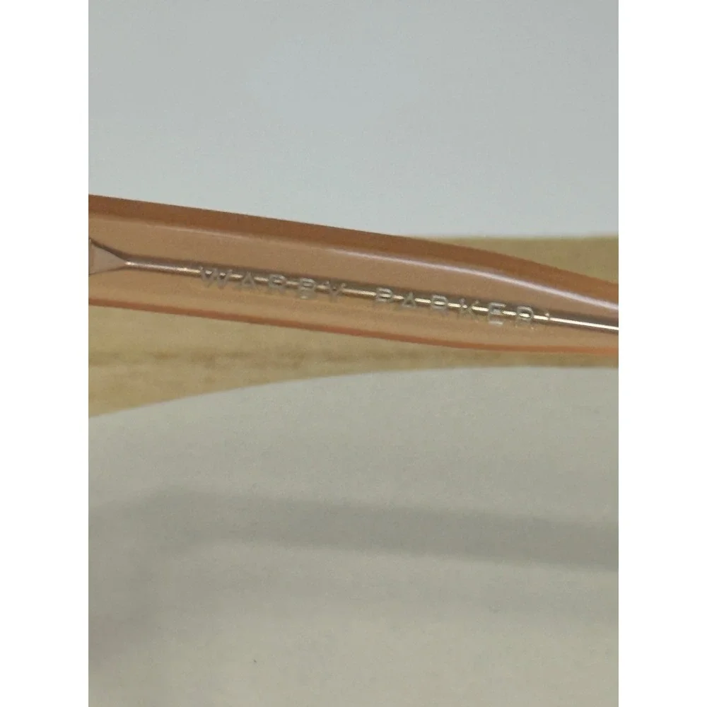 Warby Parker Hayes W 178 Eyeglasses Tea Rose Champagne Round Frames 51-21-145
